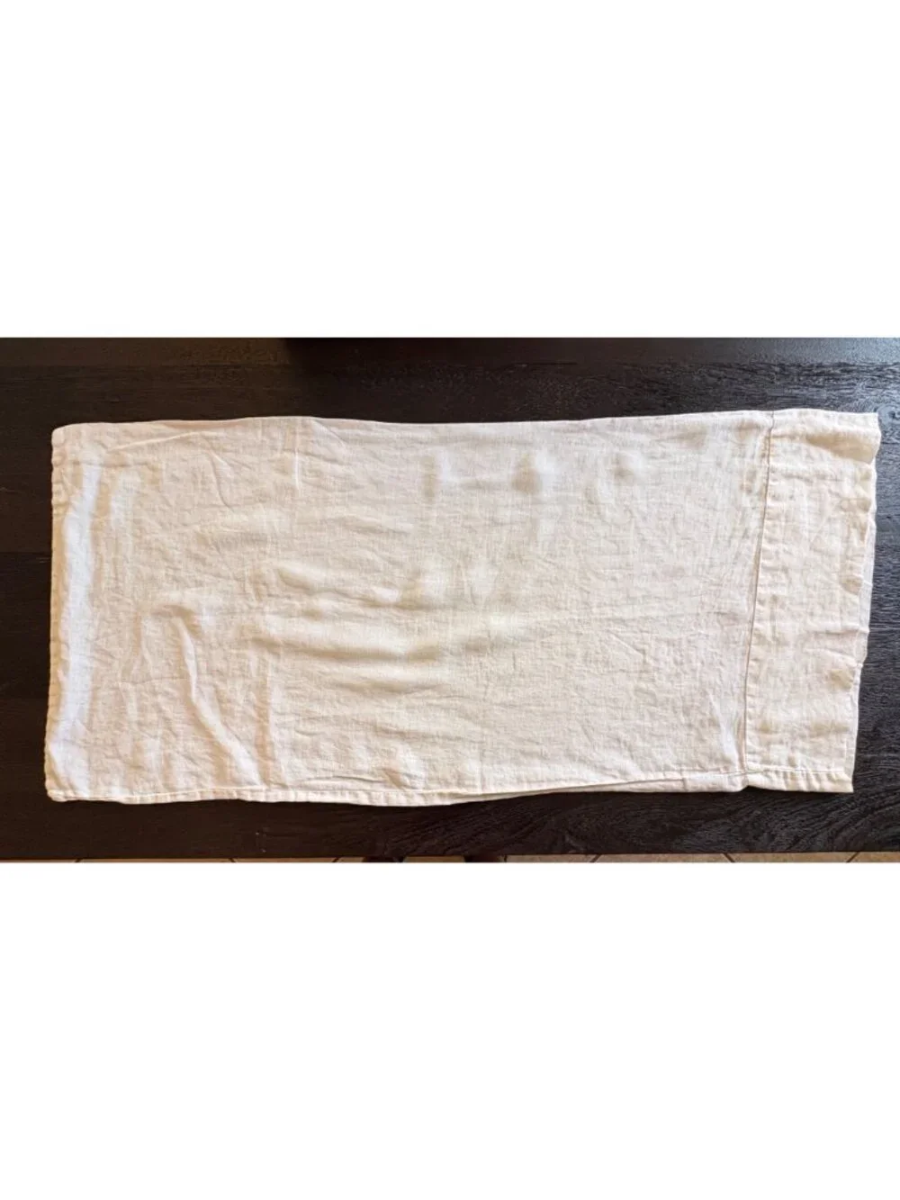 Restoration Hardware Linen Pillow Case Set Of Two King Ivory